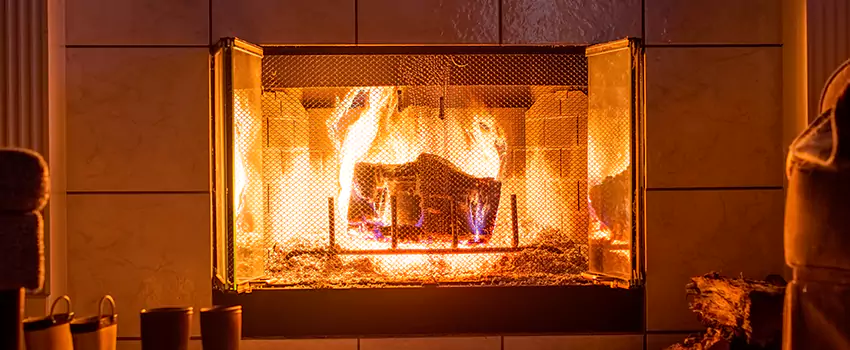 Mendota Hearth Landscape Fireplace Installation in Gallatin, Tennessee