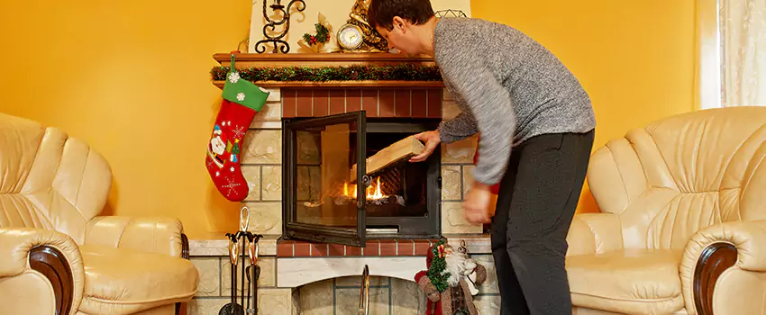 Rusted Metal Fireplace Restoration in Gallatin, Tennessee